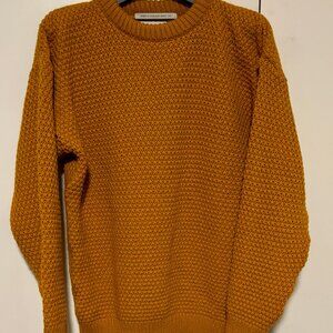 BNWOT Peregrine Mustard Yellow Wool Sweater - Medium